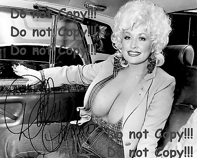 #ad Reprint Dolly Parton Signed Autographed 8 X 10 Bamp;W Photo Man Cave BAR DECOR BEST $4.99