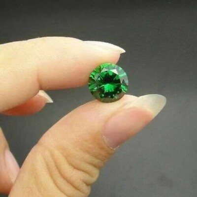 #ad Natural Mined Colombia Green Emerald 6mm Round Cut VVS AAAAA Loose Gemstone $8.09