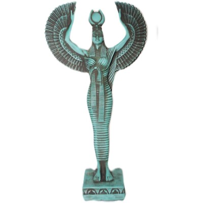 #ad Ancient Egyptian Antiquities Rare Statue Goddess Winged Isis Egyptian Antique BC $125.00