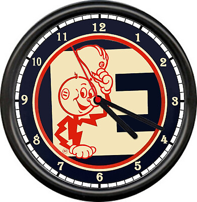 #ad Reddy Kilowatt Vintage Logo Ohio Edison Company Electrician Sign Wall Clock $26.95