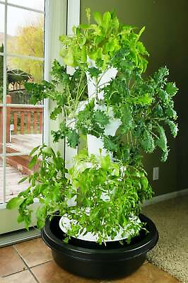 #ad Foody 12 Hydroponic Tower Garden System 44 Plant Ebb and Flow System $229.00