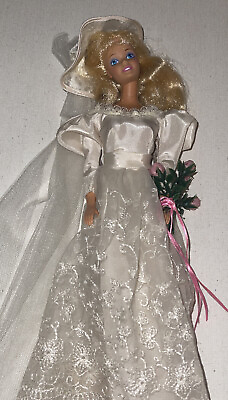 #ad 1966 Barbie wearing Romantic Wedding Fashions #3102 1986 VINTAGE RARE $21.00
