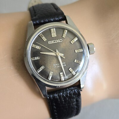 #ad Vintage SEIKO men#x27;s manual winding watch 66 7992 17Jewels January 1968 $149.00