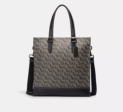 #ad COACH • Graham Structured Tote w Monogram Print • CE749 • Ships Free $120.00