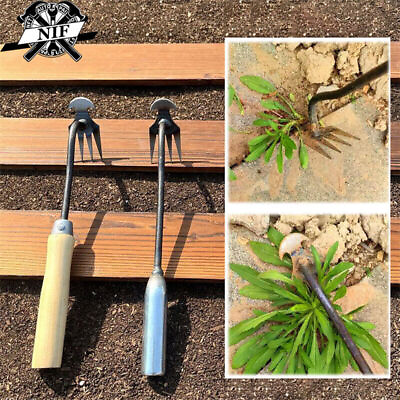 #ad Hand Weeder Weeding Weed Removal Root Remover Puller Tool Fork Garden Lawn Tools $10.99