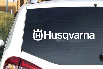 #ad Husqvarna Logo Decal CNC cut Decal Vinyl Sticker Pic from multi colors O651 $3.99