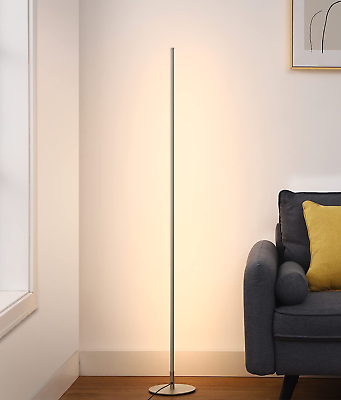 #ad Modern LED Floor Lamp 57.5″ Minimalist Dimmable Corner Lighting Slim Standing $63.99