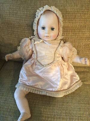 #ad Doll 26quot; 1983 Baby with one leg from by World Doll in original outfit Vintage $49.89