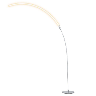 #ad LED Arc Floor Lamp Modern Minimalist Standing Lamp Home Office Bedroom Silver $87.99