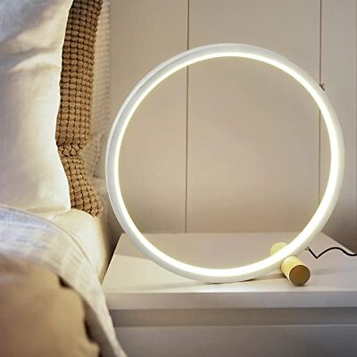 #ad LED Bedside Lamp Table Lamp for Bedroom Dimmable Desk Lamp LIGHTCREW Ring Lig... $50.34