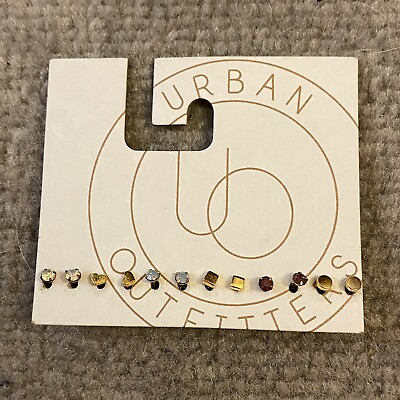 #ad Urban Outfitters Earrings Six Pairs Small Tiny Casual Holiday Birthday Gift NWT $9.97