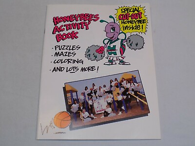 #ad Charlotte Hornets Honeybees Vintage Basketball NBA Cheerleaders Activity Book NC $14.99