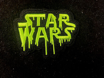 #ad TWO Star Wars DIY Embroidered Patch Iron on or Sewn on 3.58quot; x 1.69quot; BOGO $2.89