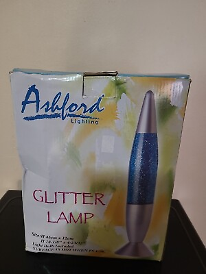 #ad Glitter Lamp 18.5quot;H by Ashford Lighting BRAND NEW IN BOX $30.00