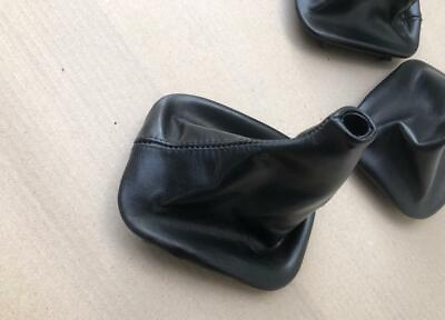 #ad Gear Shift Knob Gaiter Gaitor Boots Dust Cover Case for BMW E30 REAL LEATHER $58.00