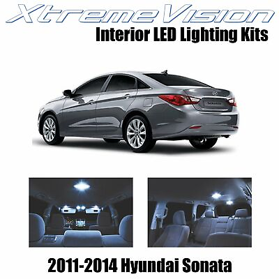 #ad XtremeVision Interior LED for Hyundai Sonata 2011 2014 8 PCS Cool White $9.99