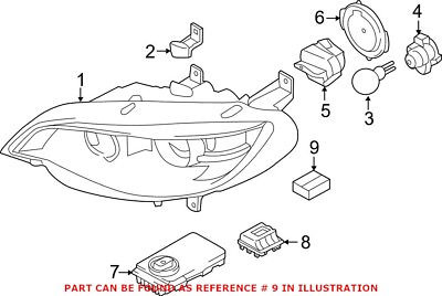 #ad For BMW Genuine Headlight Restoration Kit Front Left 63117205837 $53.51