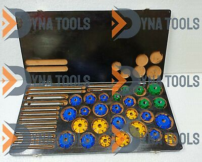 #ad 43x VALVE SEAT CUTTER TOOL KIT CARBIDE TIPPED FOR VINTAGE AND MODERN ENGINES $284.99