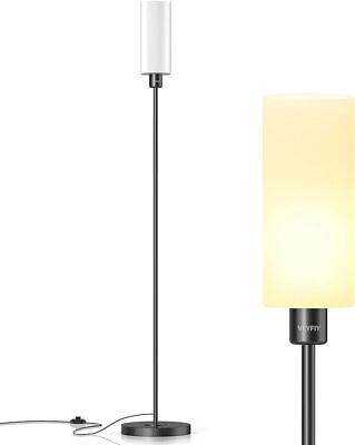 #ad Floor Lamp for Living Room Glass Lampshade Modern Standing Floor Lamp $55.19