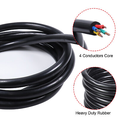 #ad HiFi Speakers 4 Conductor Audio Cable 14 Gauge Speaker Wire Outdoor Indoor LOT $40.99