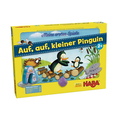 #ad HABA Board Game Go Go Little Penguin Box EX $40.00