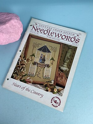 #ad Vintage Needlewords Book Magazine Craft Summer 1988 Vol 6 No 2 Counted $9.41