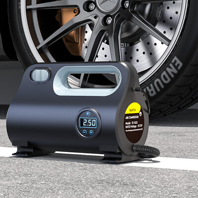 #ad Heavy Duty Portable Air Compressor Car Tire Inflator Electric Pump Auto New 12V $23.99