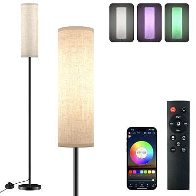 #ad Modern Floor lamp for Living Room Office Standing lamp 3 Color Tall Lamp Sta... $52.99
