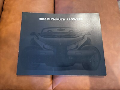 #ad 2000 Plymouth Prowler Original Car Sales Brochure Folder tri fold $2.00