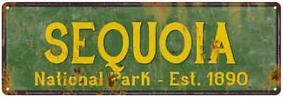 #ad Sequoia National Park Rustic Metal Sign Cabin Wall Decor 106180057010 $26.95