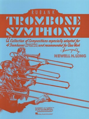 #ad Trombone Symphony Sheet Music for Trombone Quartet Ensemble Book NEW 004475326 $6.95