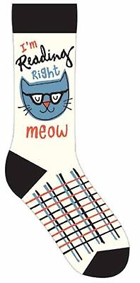 #ad I#x27;m Reading Right Meow Socks by Gibbs Smith Publisher English GBP 12.49