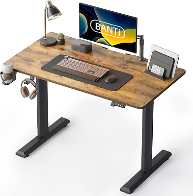 #ad 44quot;X24quot; Standing Desk Electric Stand up Height Adjustable Home Office Table Si $271.88