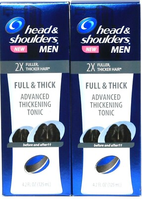 #ad 2 Ct Head amp; Shoulder#x27;s Men 4.2 Oz 2X Full amp; Thick Advanced Thickening Tonic $24.99