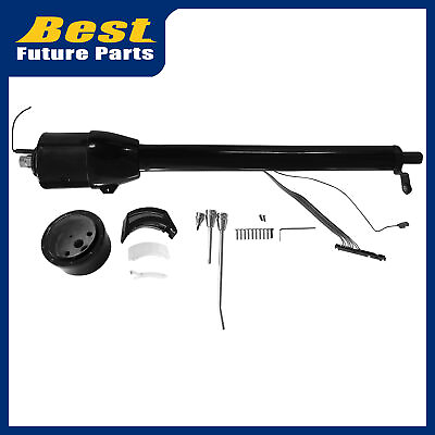 #ad 30 Inch GM Steering Column Tilt No Key Automatic Universal 9 Holes Adapter steel $155.99