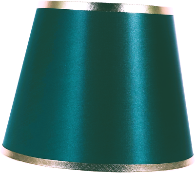 #ad Small Drum Lampshade Fabric Green amp; Gold Retro 6quot; 7quot; W use with E27 E26 Lamps $16.80