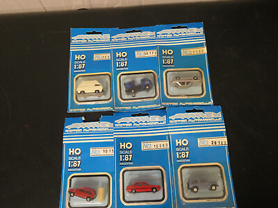 #ad RIETZE Automoddelle 1 87 HO Scale Lot of 6 Cars NOS $43.00
