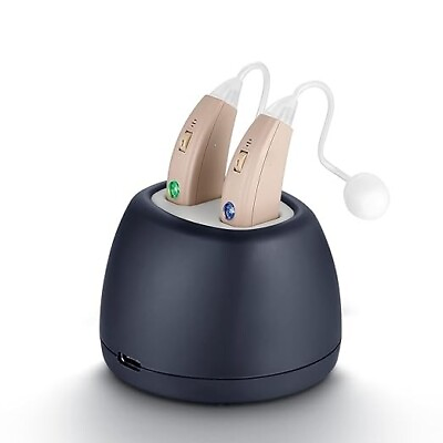 #ad Rechargeable Hearing Amplifier Behind The Ear BTE Hearing Aids $107.10