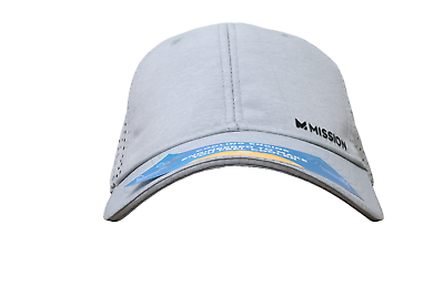 #ad Mission Cooling Adjustable Vented Performance Hat Alloy Heather 109525 KS1 2021 $19.99