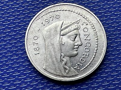 #ad 1970 Italy 1000 Lire .835 Silver 14.6g 31.4mm BU UNC Rome #ZD27 $33.38