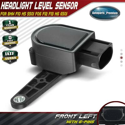 #ad Headlight Level Sensor Front Left for BMW 125i F10 520i M5 F06 F12 M6 650i X3 X4 $19.35