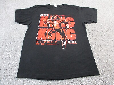 #ad BRUISER BRODY quot;King Kongquot; Pro Wrestling Crate Men#x27;s Medium T Shirt Short Sleeve $8.83