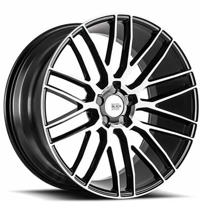 #ad 4ea 19quot; Staggered Savini Wheels BM13 Machined Black Rims S1 $1588.00