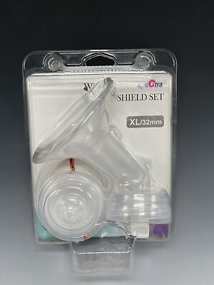 #ad Spectra Wide Breast Shield Set XL 32mm •Complete With Tubing •Sealed $12.00