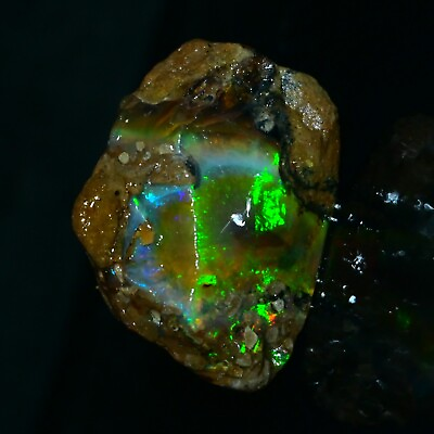 #ad Multi Fire Opal Rough 67.00 Carat Natural Ethiopian Opal Raw Welo Opal Gemstone $67.60
