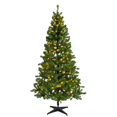 #ad Celebrations 7 ft. Slim LED 400 lights Pine Christmas Tree $139.55