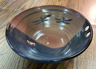 #ad Hand Thrown Studio Art Pottery Ramen Rice Bowl Own To Earth Pottery $18.00