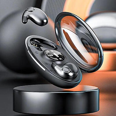 #ad 1Pc Bluetooth 5.3 Earbud Headset TWS Wireless Earphone Invisible for All Phone $15.87