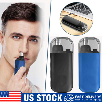#ad Nose amp; Ear Hair Trimmer Electric Painless Nose Hair Removal Clipper Rechargeable $7.98