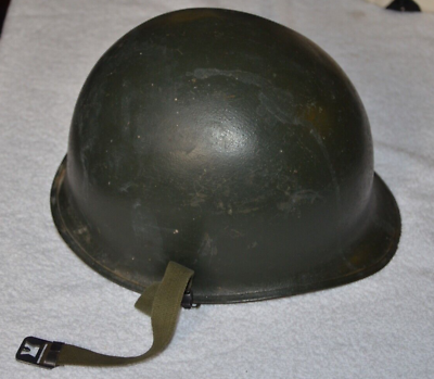 #ad WW2 US Rear Seam Swivel Bale M1 Combat Helmet $184.67